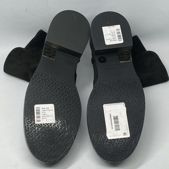 Stuart Weitzman Block Heel Suede Booties size 7 - Picture 12 of 13